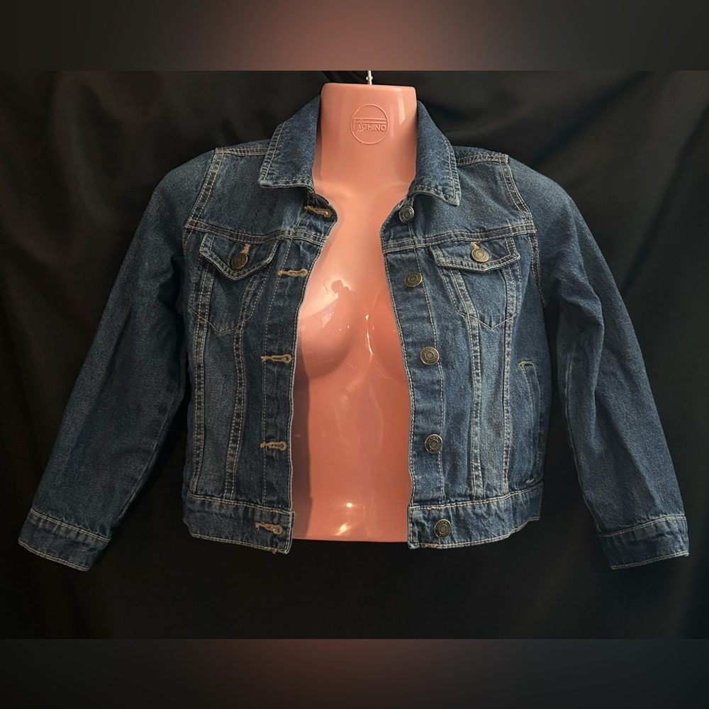 Carter's Kids Classic Jean Jacket Denim Blue SZ 7/7A